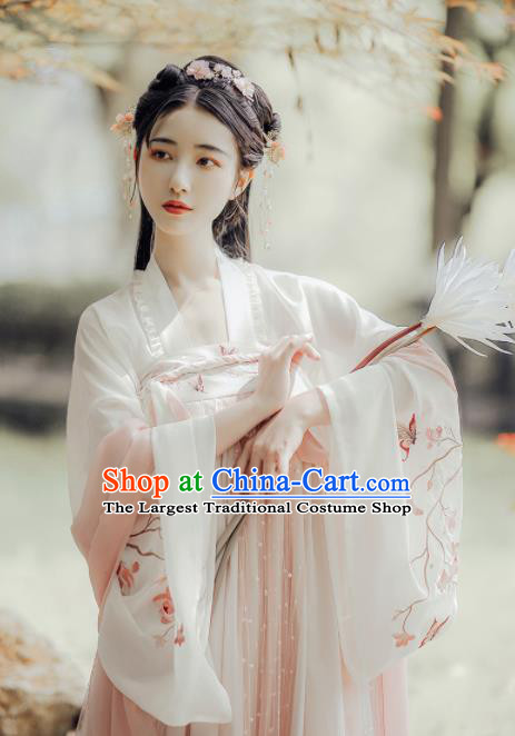 Ancient Chinese Tang Dynasty Princess Hanfu Dress Traditional Palace Court Historical Costume for Women