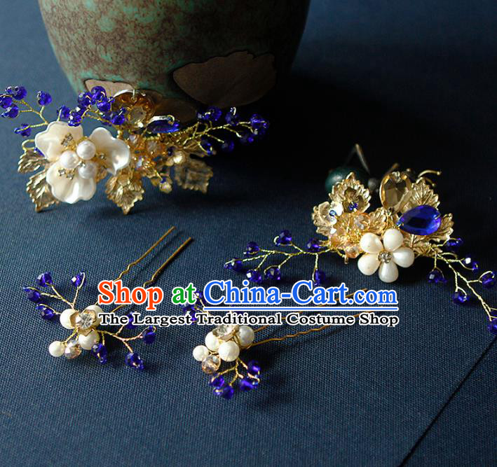 China Ancient Princess Hair Claw Hairpins Chinese Traditional Hanfu Hair Accessories for Women