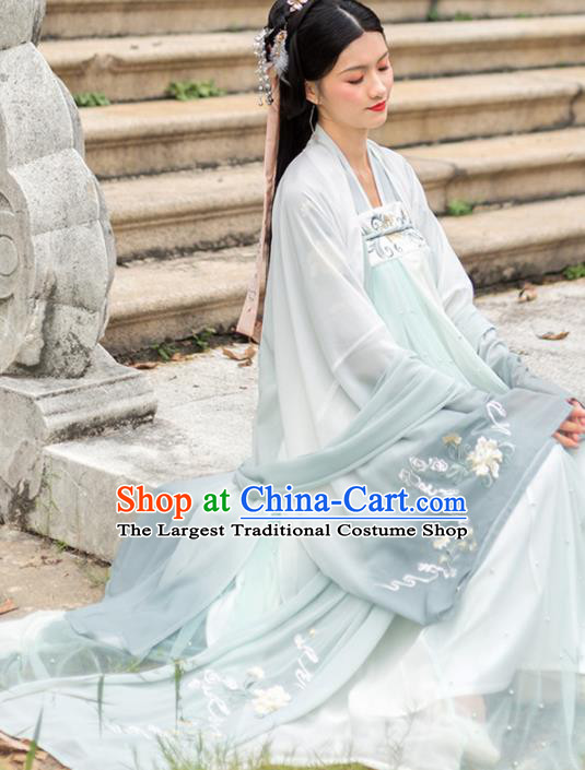 Chinese Traditional Tang Dynasty Princess Historical Costume Ancient Court Female Hanfu Dress for Women