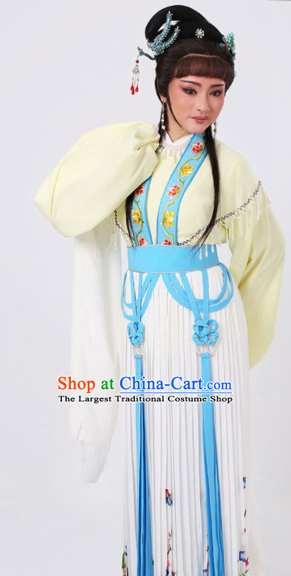 Chinese Traditional Peking Opera Actress Dress Ancient Palace Princess Embroidered Costume for Women