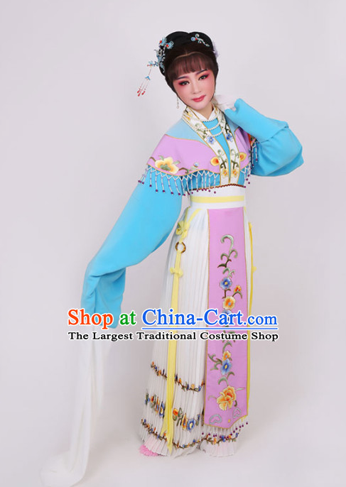 Chinese Traditional Peking Opera Diva Dress Ancient Imperial Empress Embroidered Costume for Women