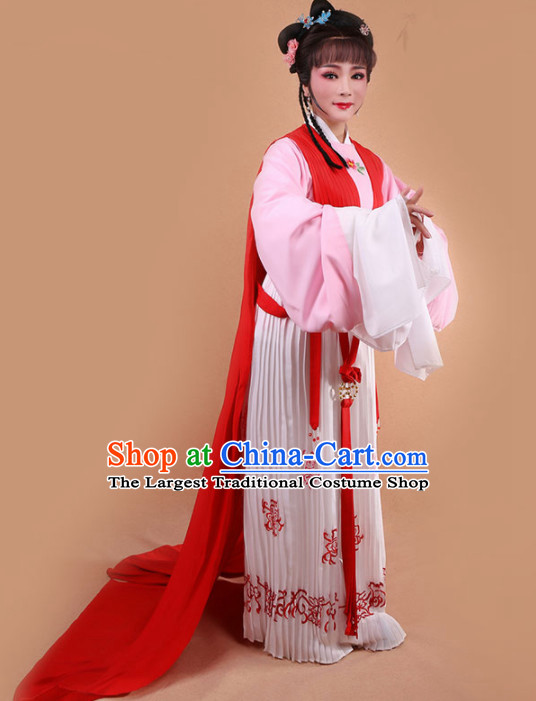 Chinese Traditional Peking Opera Diva Dress Ancient Nobility Lady Embroidered Costume for Women