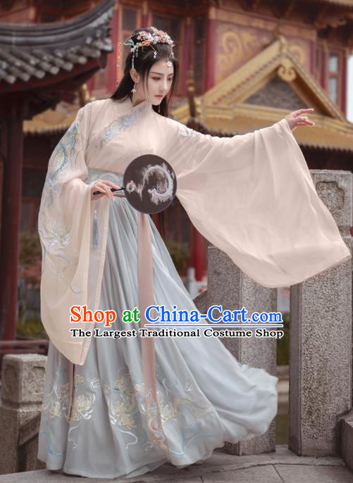 China Traditional Dress Jin Dynasty Hanfu Dress Female - Fashion Hanfu