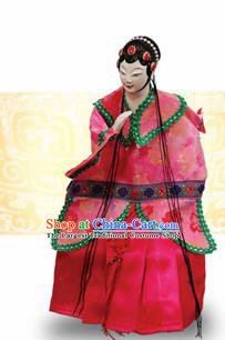 Chinese Traditional Beijing Opera Du Liniang Marionette Puppets Handmade Puppet String Puppet Wooden Image Arts Collectibles