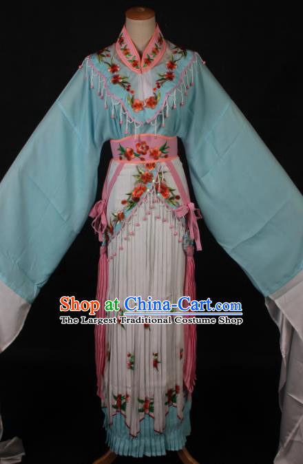 Traditional Chinese Shaoxing Opera Actress Lin Daiyu Dress Ancient Peking Opera Rich Lady Costume for Women
