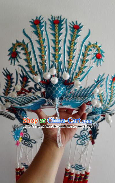 Traditional Chinese Shaoxing Opera Diva Phoenix Coronet Ancient Court Queen Headwear for Women