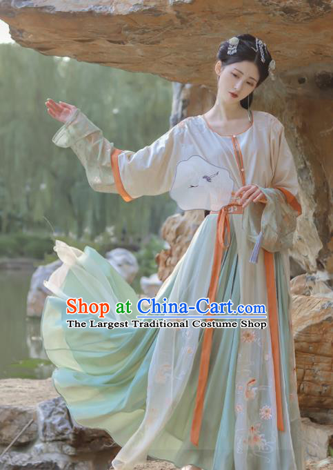 Chinese Ancient Flying Fairy Hanfu Dress Traditional Tang Dynasty Court Lady Replica Costumes for Women