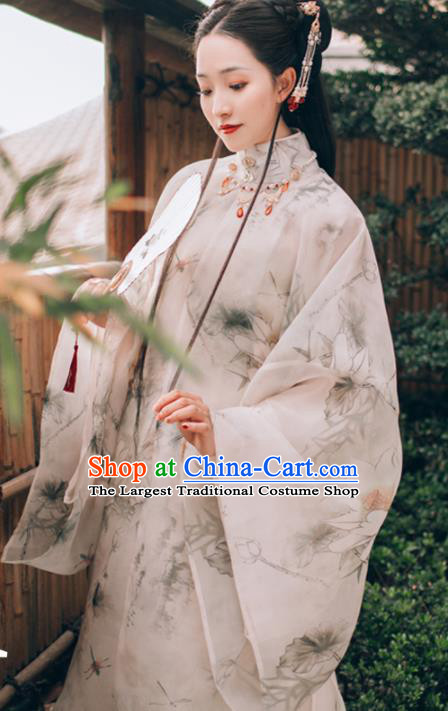 Traditional Chinese Ming Dynasty Nobility Lady Hanfu Dress Ancient Princess Replica Costumes for Women