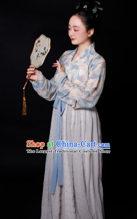 Traditional Chinese Song Dynasty Maidservants Hanfu Dress Ancient Drama Young Lady Replica Costumes for Women