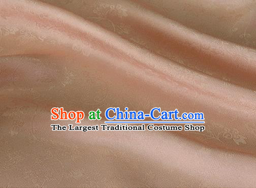 Asian Chinese Traditional Twine Albizia Pattern Design Pink Silk Fabric Chinese Qipao Material