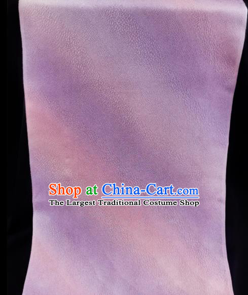Chinese Traditional Classical Pattern Design Lilac Silk Fabric Asian China Cheongsam Silk Material