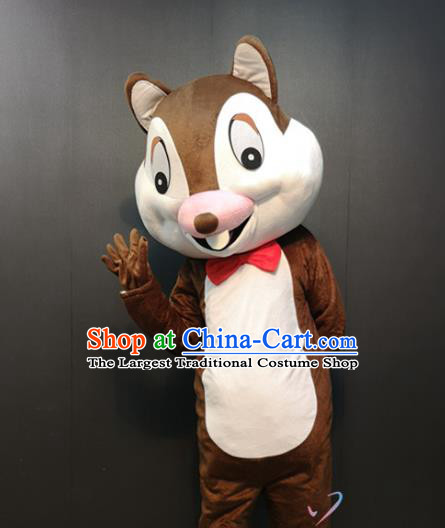 Custom Cosplay Walking Cartoon Squirrel Costume Children Day Celebration Stage Performance Puppet Clothing and Headwear for Adults