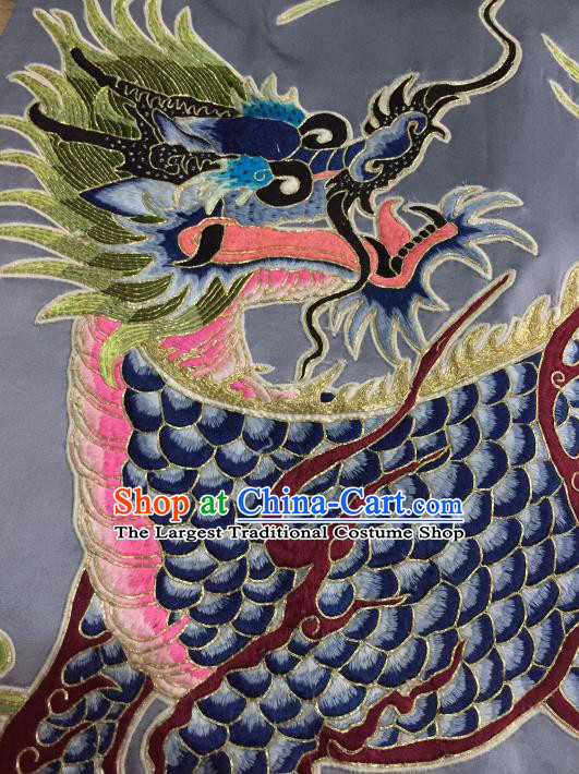 China Embroidered Kylin Lilac Silk Long Vest Women National Clothing Cheongsam Waistcoat
