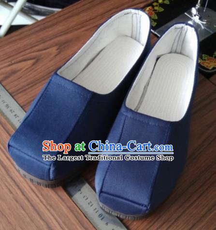 Chinese Kung Fu Shoes Navy Shoes Traditional Hanfu Shoes Opera Shoes for Men