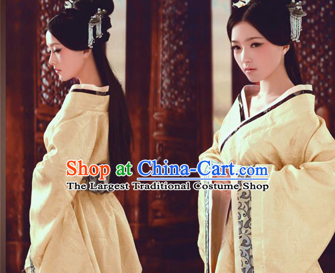 Chinese Ancient Royal Infanta Hanfu Dress Traditional Han Dynasty Imperial Consort Costumes for Women