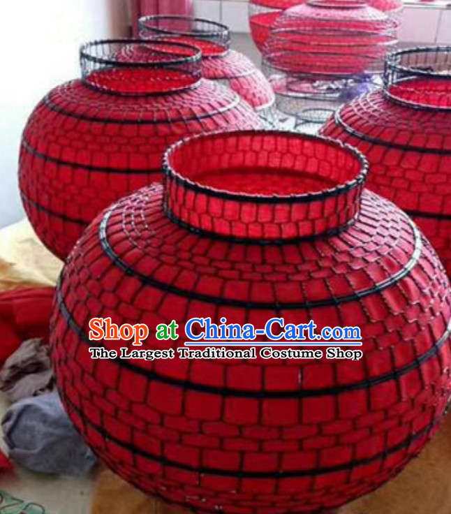 Free Worldwide Delivery Classical Red Chinese Classical Handmade Iron Mesh Lantern