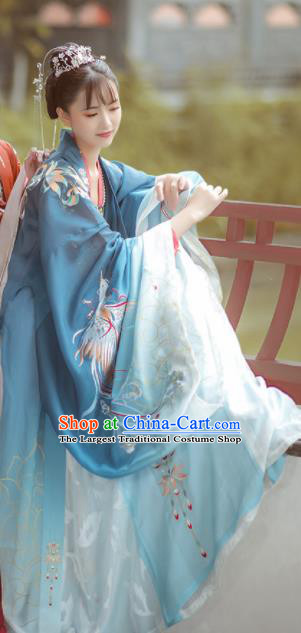 Chinese Traditional Tang Dynasty Infanta Hanfu Dress Ancient Royal Princess Costumes for Women