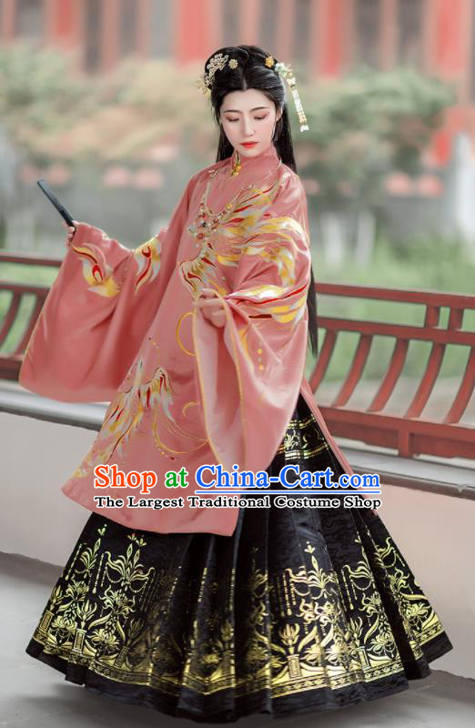 Chinese Traditional Ming Dynasty Nobility Lady Hanfu Dress Ancient Royal Infanta Costumes for Women