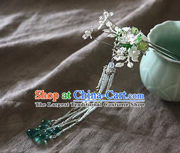 Traditional Chinese Palace Tassel Hairpin Headdress Ancient Court Hair Accessories for Women