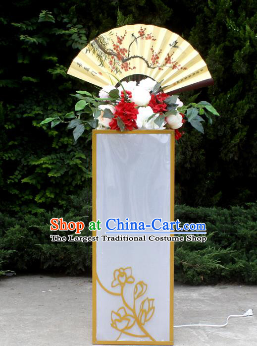 Chinese Traditional Printing Lamp Wedding Flowers Floor Lanterns Handmade Palace Lantern