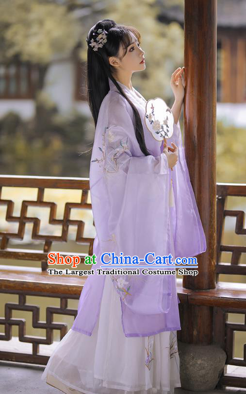 Chinese Traditional Tang Dynasty Princess Historical Costume Ancient Patrician Lady Hanfu Dress for Women
