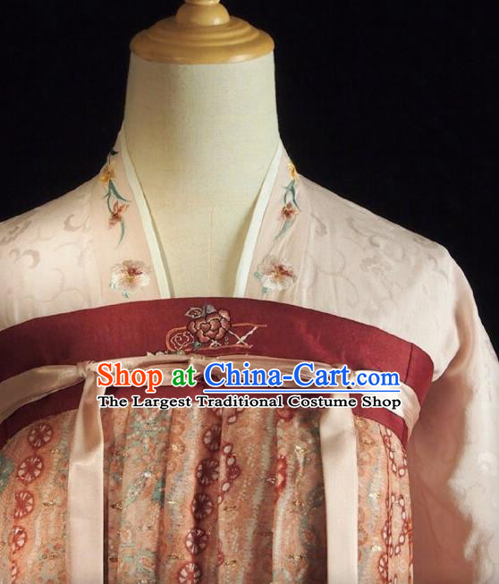 Chinese Ancient Court Maid A Bao Costume Historical Drama Royal Nirvana Lu Wenxi Song Dynasty Hanfu Dress for Women