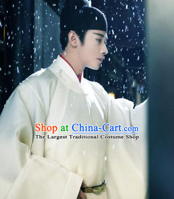 Historical Drama Royal Nirvana Chinese Ancient Prince Xiao Dingquan Song Dynasty Costume and Headpiece for Men