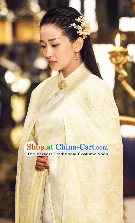 Chinese Historical Drama A Step Into The Past Ancient Princess of Zhao Costume and Headpiece for Women