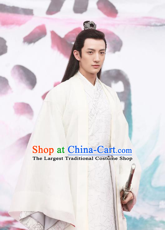 Chinese Drama The Love By Hypnotic Ancient Rich Childe Gong Yuanxiu Historical Costume and Headwear for Men