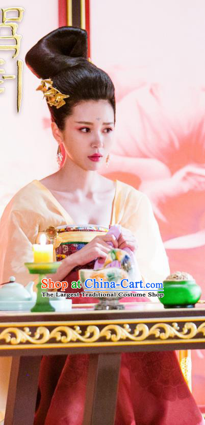 Chinese Ancient Imperial Consort Ru Hanfu Dress Historical Drama Mengfei Comes Across Costumes and Headpiece for Women