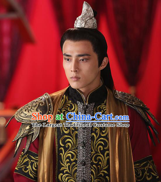 Chinese Ancient Lord Apparel Clothing and Jade Hairpin Drama The Taosim Crandmaster Tie Lang Costumes and Headwear