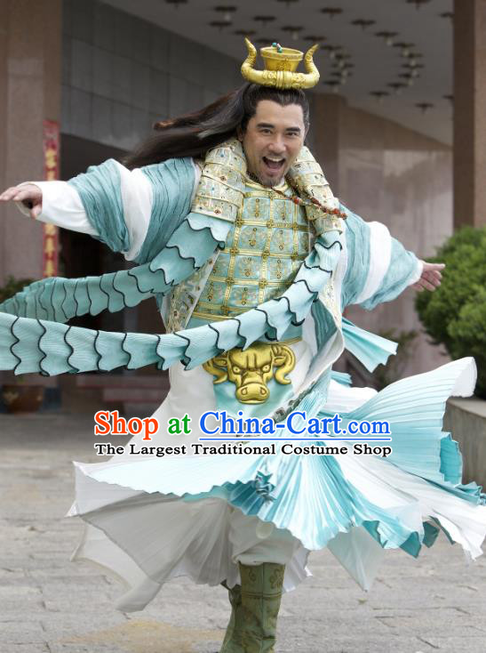 Chinese Ancient Tang Dynasty Nanzhao King Clothing and Headwear Drama Legend of Southwest Dance and Music Yi Mujiu Costumes