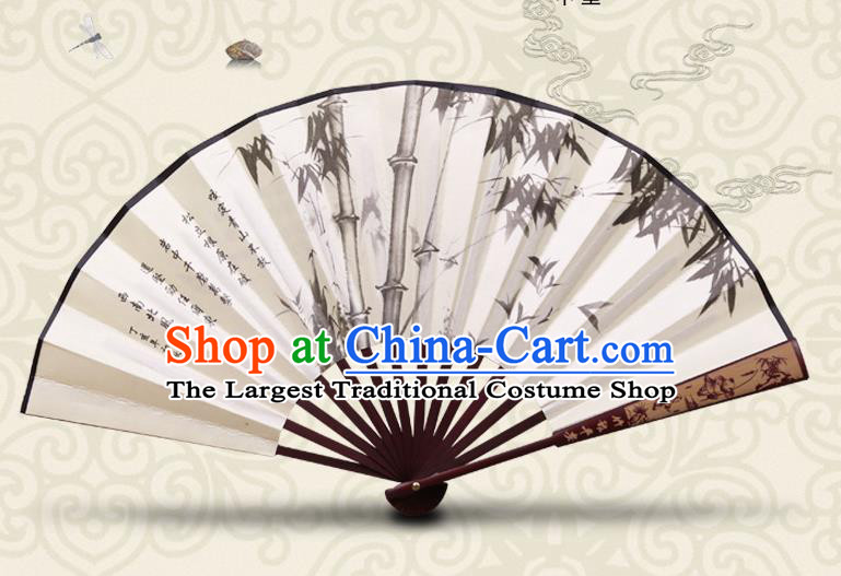 Chinese Hand Painting Bamboo Fan Traditional Classical Dance Accordion Fans Folding Fan