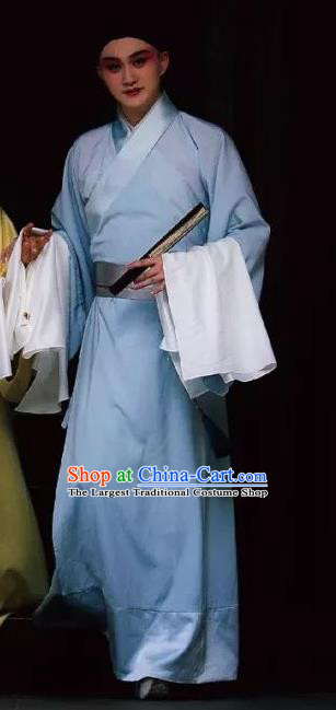Six Chapters of a Floating Life Chinese Kun Opera Xiaosheng Shen Fu Apparels Garment Costumes and Headwear Kunqu Opera Young Male Clothing