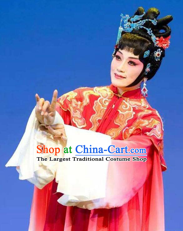 Chinese Kun Opera Empress the Dream of Xiang Fei Dress Apparels Costumes and Headpieces Kunqu Opera Hua Tan Queen E Huang Garment