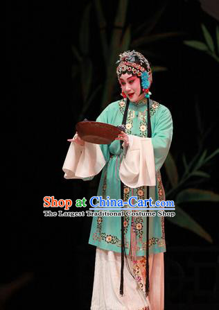 Chinese Kun Opera Hua Tan Apparels Costumes and Headpieces Romance Juliet  Kunqu Opera Young Lady Ying Ling Dress Garment