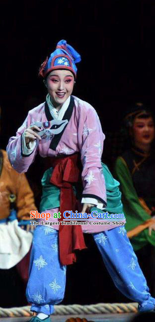 Yu Tian Xian Chinese Huangmei Opera Xiaosheng Costumes and Headwear An Hui Opera Apparels Young Man Clothing