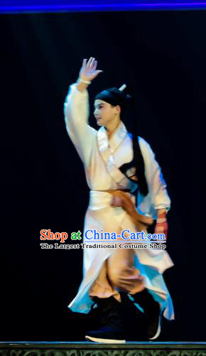 Chinese Huangmei Opera Wusheng Ji Mo Han Qing Garment Costumes and Headwear An Hui Opera Martial Male Apparels Clothing