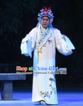 Xie Yaohuan Chinese Ping Opera Man Role Costumes and Headwear Pingju Opera Wu Hong Apparels Clothing