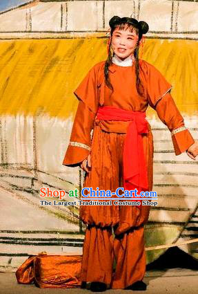 Chinese Yue Opera Wa Wa Sheng Costumes and Headwear Hu Die Meng Butterfly Dream Shaoxing Opera Boy Apparels Garment