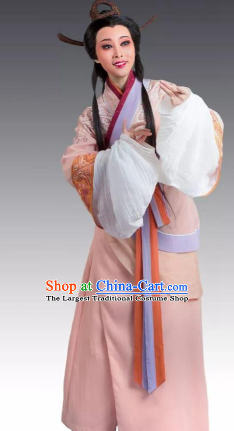 Chinese Shaoxing Opera Hua Tan Apparels From Love to Patriotism Deliver the Messenger Garment Costumes and Headpieces Yue Opera Noble Consort Mian Jiang Dress