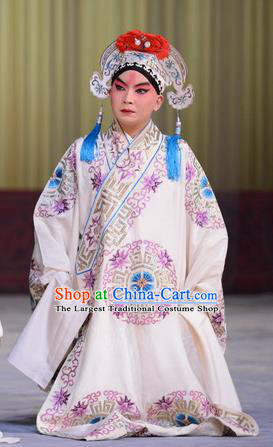 Hong Yang Dong Chinese Peking Opera Xiaosheng Garment Costumes and Headwear Beijing Opera Niche Apparels Young Male Meng Liang Clothing