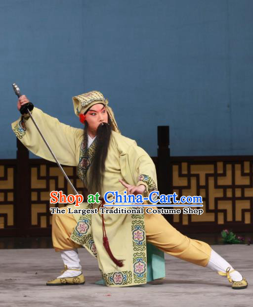 The Eight Immortals Crossing the Sea Chinese Peking Opera Swordsman Apparels Costumes and Headpieces Beijing Opera Taoist Priest Han Xiangzi Garment Clothing