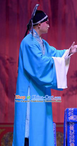 Elege for Love Chinese Ping Opera Niche Garment Costumes and Headwear Pingju Opera Young Male Liu Zhiyuan Apparels Clothing