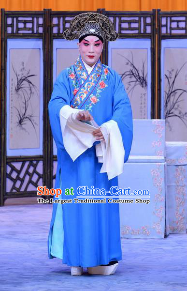 Sister Thirteen Chinese Peking Opera Xiaosheng Garment Costumes and Headwear Beijing Opera Young Male Apparels Scholar An Ji Clothing