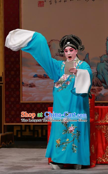 Sister Thirteen Chinese Peking Opera Xiaosheng Garment Costumes and Headwear Beijing Opera Young Man An Ji Apparels Clothing