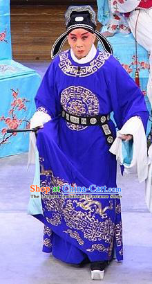 You Sisters in the Red Chamber Chinese Peking Opera Childe Garment Costumes and Headwear Beijing Opera Xiaosheng Jia Lian Apparels Young Male Clothing