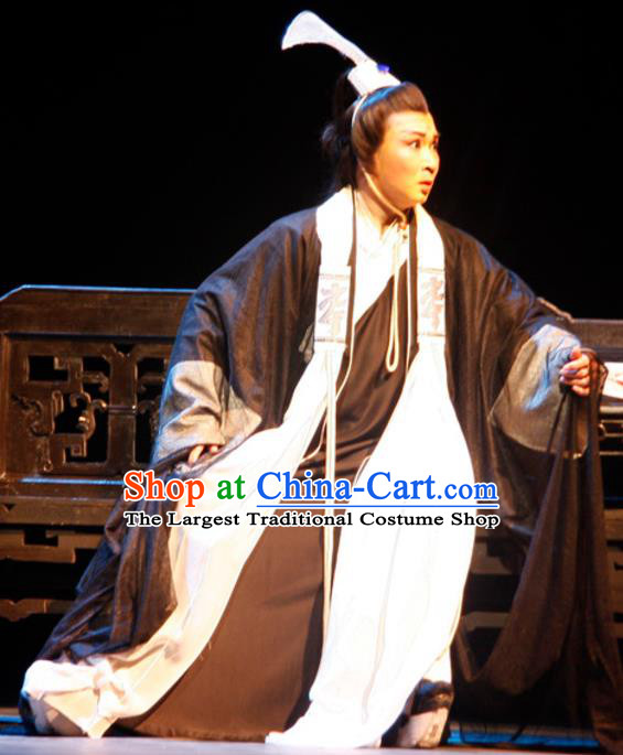 Chinese Traditional Ming Dynasty Scholar Apparels Costumes Historical Drama Ancient Gifted Youth Garment Wen Zhong Clothing and Headwear