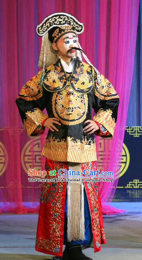 Dan Dao Hui Chinese Sichuan Opera Soldier Apparels Costumes and Headpieces Peking Opera Highlights Martial Male Garment Figurant Clothing