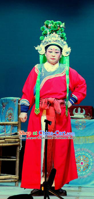 Xian He Ridge Chinese Sichuan Opera Soldier Apparels Costumes and Headpieces Peking Opera Highlights Garment Wusheng Clothing